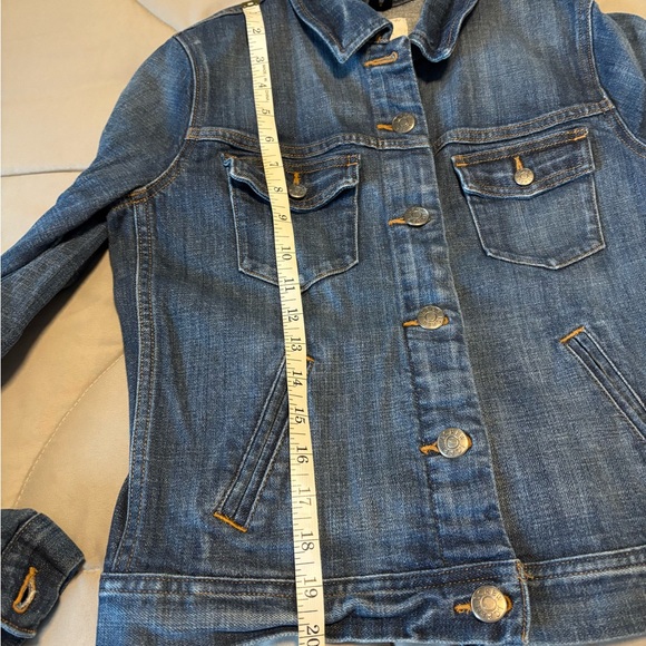J. Crew Blue Denim Jean Jacket size S, EUC - Picture 8 of 9